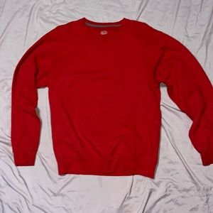 Fruit of the Loom red crewneck